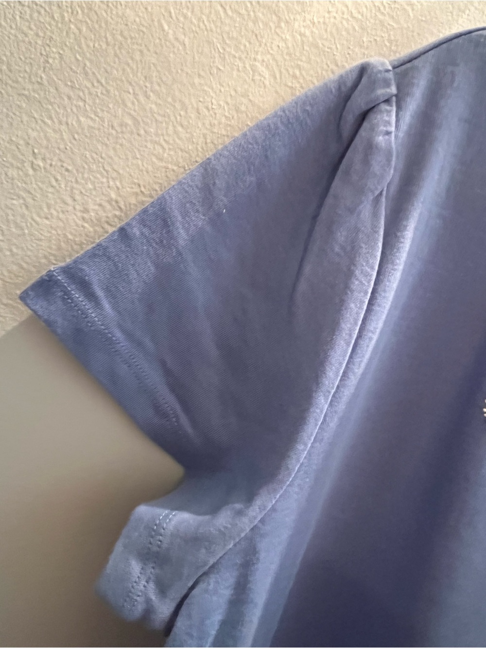 Ralph Lauren blue Nightgown New Not Used 100 % Cotton Short Sleeve - Picture 7 of 9